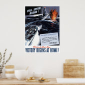 Poster de la marine de 2ème guerre mondiale (Cuisine)