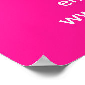 Poster de la marque commerciale sur rose (Coin)