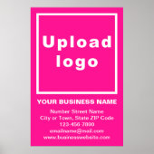 Poster de la marque commerciale sur rose (Devant)