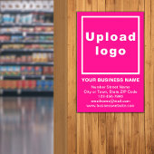 Poster de la marque commerciale sur rose