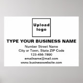 Poster de la marque d'affaires sur le rectangle bl (Devant)