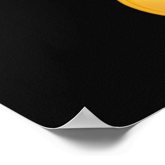 Poster de la marque de question d'or (Coin)