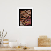 Poster de la ménagerie des champignons (Cuisine)