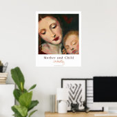 Poster de la mère et de l'enfant (Bureau à domicile)