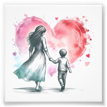 Poster de la mère et de l'enfant