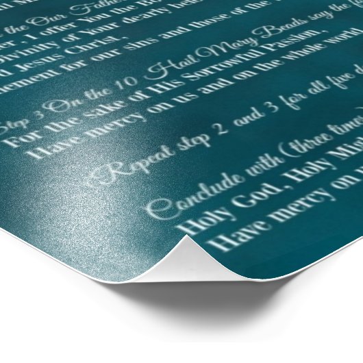 Poster de la miséricorde divine (Coin)