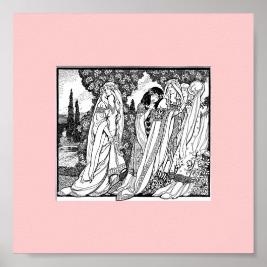 Poster de la mode Moyen Age (Devant)