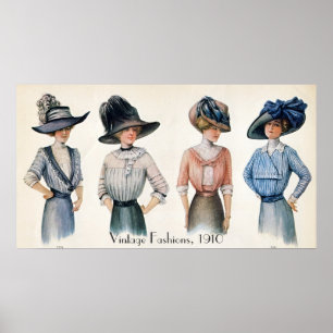 Poster de la mode vintage