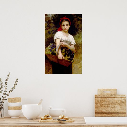 Poster de la moissonneuse Bouguereau (Cuisine)