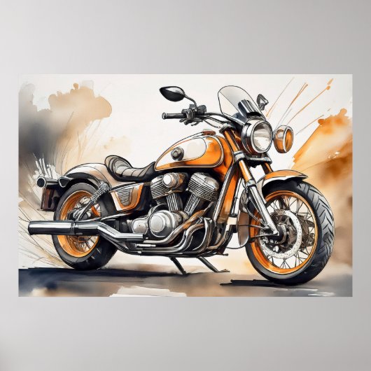 Poster de la moto (Devant)