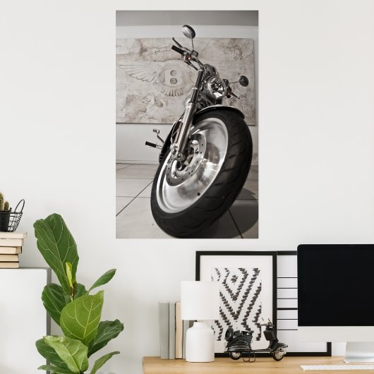 Poster de la moto (Bureau à domicile)