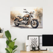 Poster de la moto (Bureau à domicile)