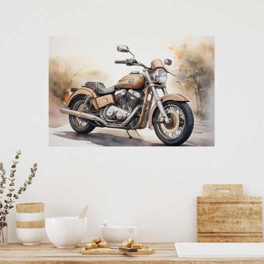 Poster de la moto (Cuisine)