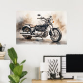 Poster de la moto (Bureau à domicile)