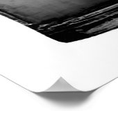 Poster de la Musique de la Bière Noire et Blanc Im (Coin)