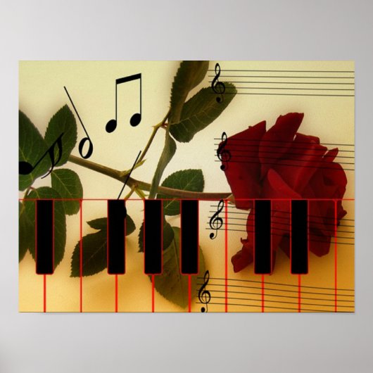 Poster de la musique romantique (Devant)