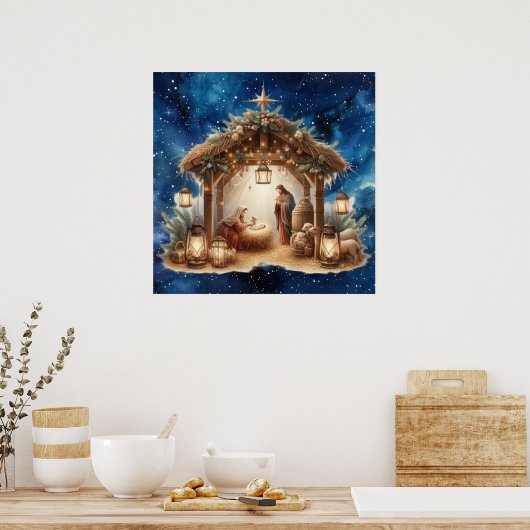 Poster de la Nativité (Cuisine)