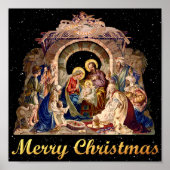 Poster de la Nativité vintage (Devant)