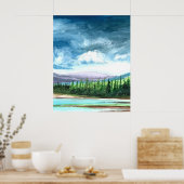 Poster de la nature aquarelle (Cuisine)