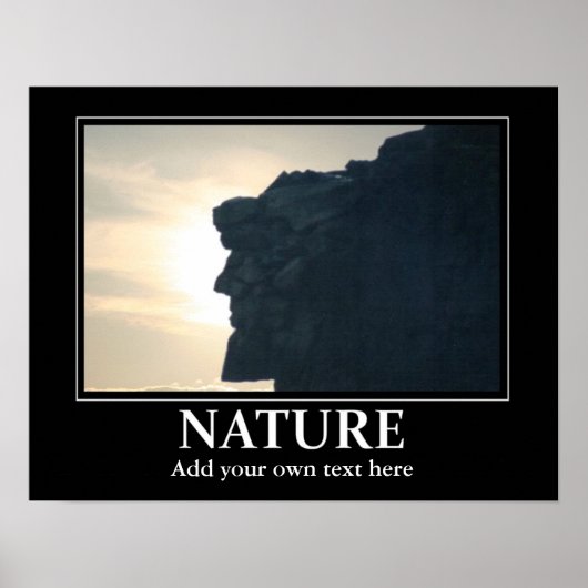 Poster de la nature Inspiration / motivation (Devant)