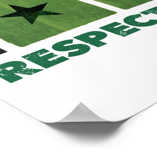 Poster de la nourriture équitable - Grand (Coin)