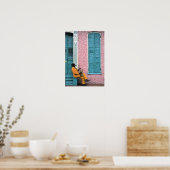 Poster de la Nouvelle-Orléans en français Quartier (Cuisine)