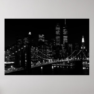 Poster de la nuit à New York