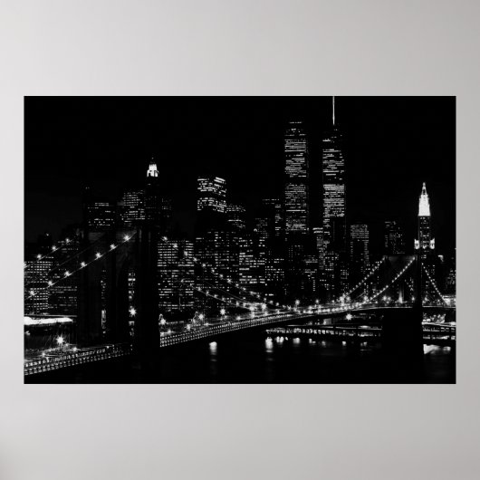 Poster de la nuit à New York (Devant)