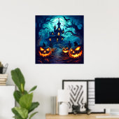 Poster de la nuit d'Halloween (Bureau à domicile)
