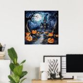 Poster de la nuit d'Halloween (Bureau à domicile)