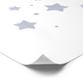 Poster de la Nursery Blue Stars (Coin)