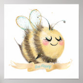 Poster de la Nursery Happy Bee (Devant)