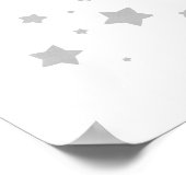 Poster de la Nursery Stars Grey (Coin)