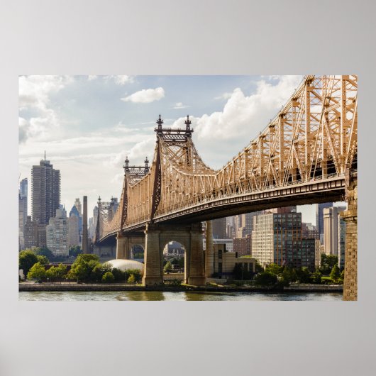Poster de la NYC Queensboro Bridge New York (Devant)