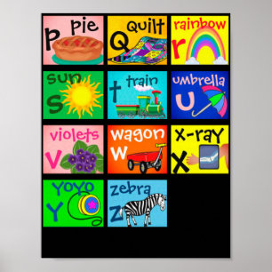 Poster de la page 2 de l'alphabet