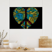 Poster de la paix mondiale (Cuisine)