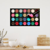 Poster de la palette de maquillage parties scintil (Cuisine)