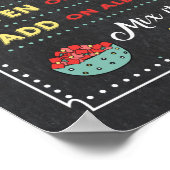 Poster de la pancarte du bar Taco Walking (Coin)