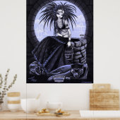 Poster de la panthère à eau de fusion tribale (Cuisine)