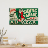 Poster de la parade vintage (Cuisine)