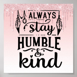 Poster de la Parties scintillant à gouttes roses