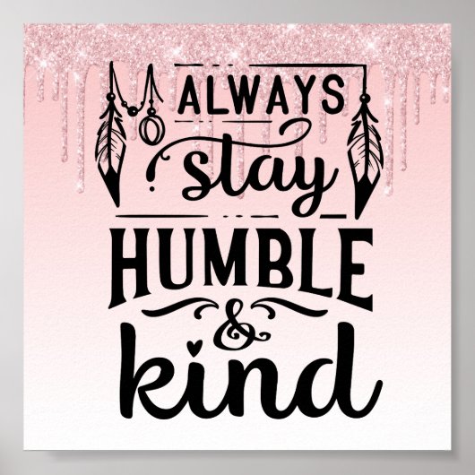 Poster de la Parties scintillant à gouttes roses (Devant)