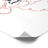 Poster de la Parties scintillant rouge Jolly Old S (Coin)