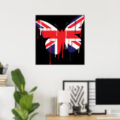 Poster de la peinture papillon (Bureau à domicile)