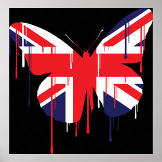 Poster de la peinture papillon