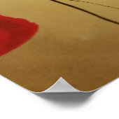 Poster de la peinture sur le pavot rouge (Coin)