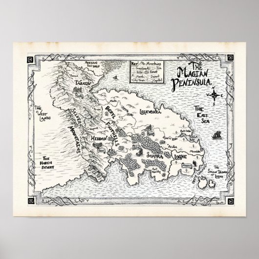 Poster de la péninsule magique (Devant)