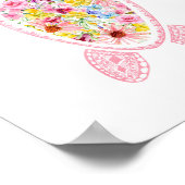 Poster de la pépinière de tortue marine aquarelle (Coin)