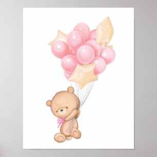 Poster de la petite fille bienheureuse