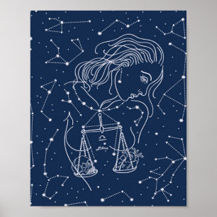 Poster de la Petite Libra Zodiac